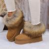 Large Size Thick-soled Snow Boots for Women's Autumn and Winter New Models, Plush and Thickened Snow Boots for Women's Foreign Trade