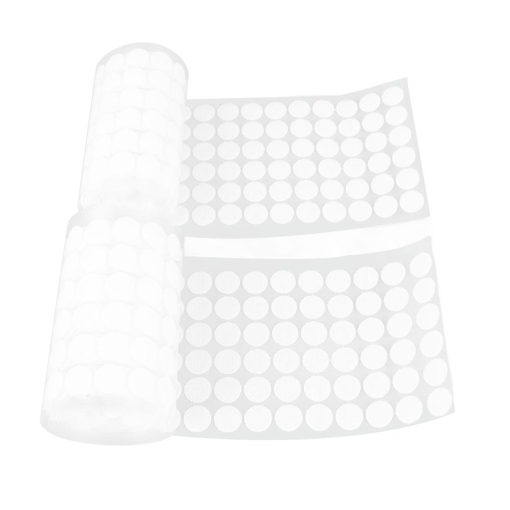 2 рулона 504 пары 1,5 см крючки и петли точки белые самоклеящиеся ленты точки липкая лента