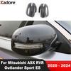 Для Mitsubishi ASX RVR Outlander Sport ES -2024 Накладка на зеркало заднего вида из углеродного волокна, боковая накладка на зеркало, аксессуары