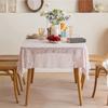Lace Table Cloth Rectangle Outdoor Party Table White Table Cover Tablecloth for Table Farmhouse Kitchen Coffee Table Cover Cloth Round Table Cloths