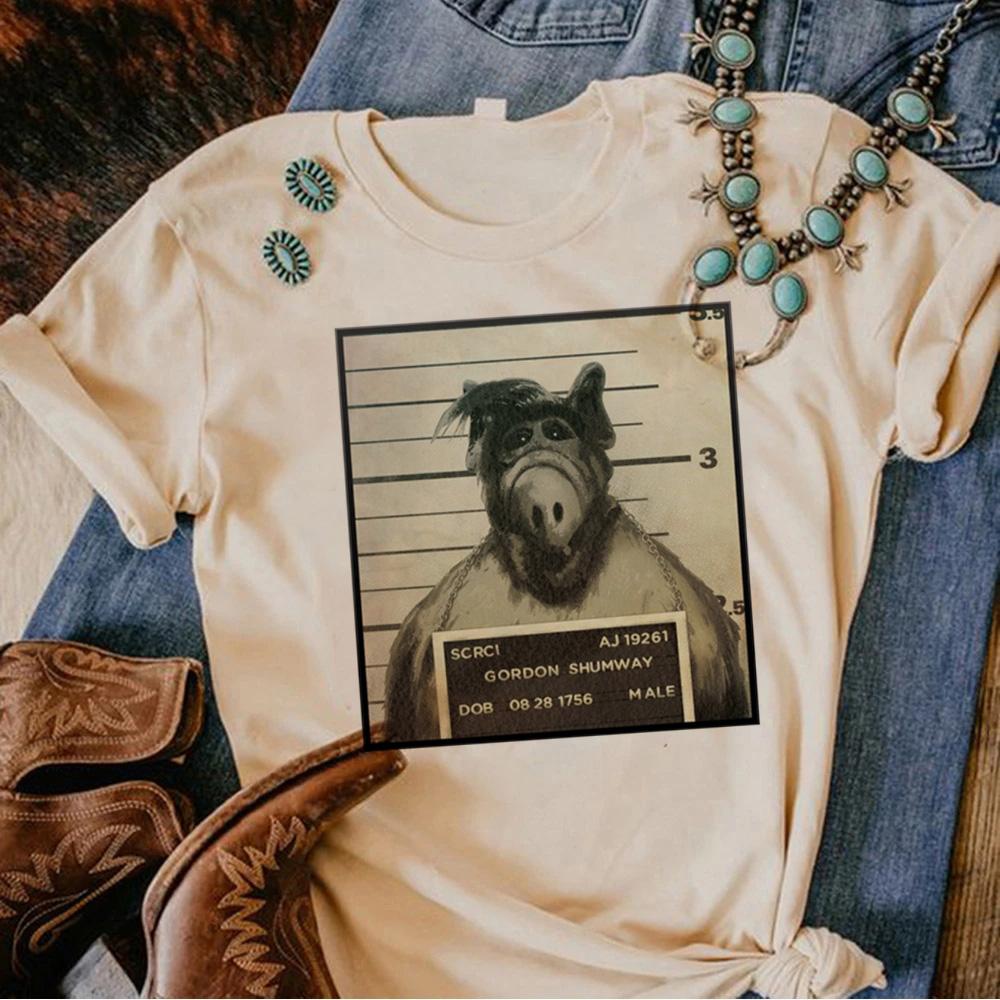 Alf tshirts women designer Tee female graphic clothing