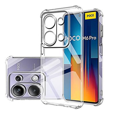 Прозрачный чехол для телефона Xiaomi Poco M6 Pro 4G Задняя крышка на Pocco Poko Poxo X6 Pro 5G M6pro 4g C65 Защитная оболочка камеры