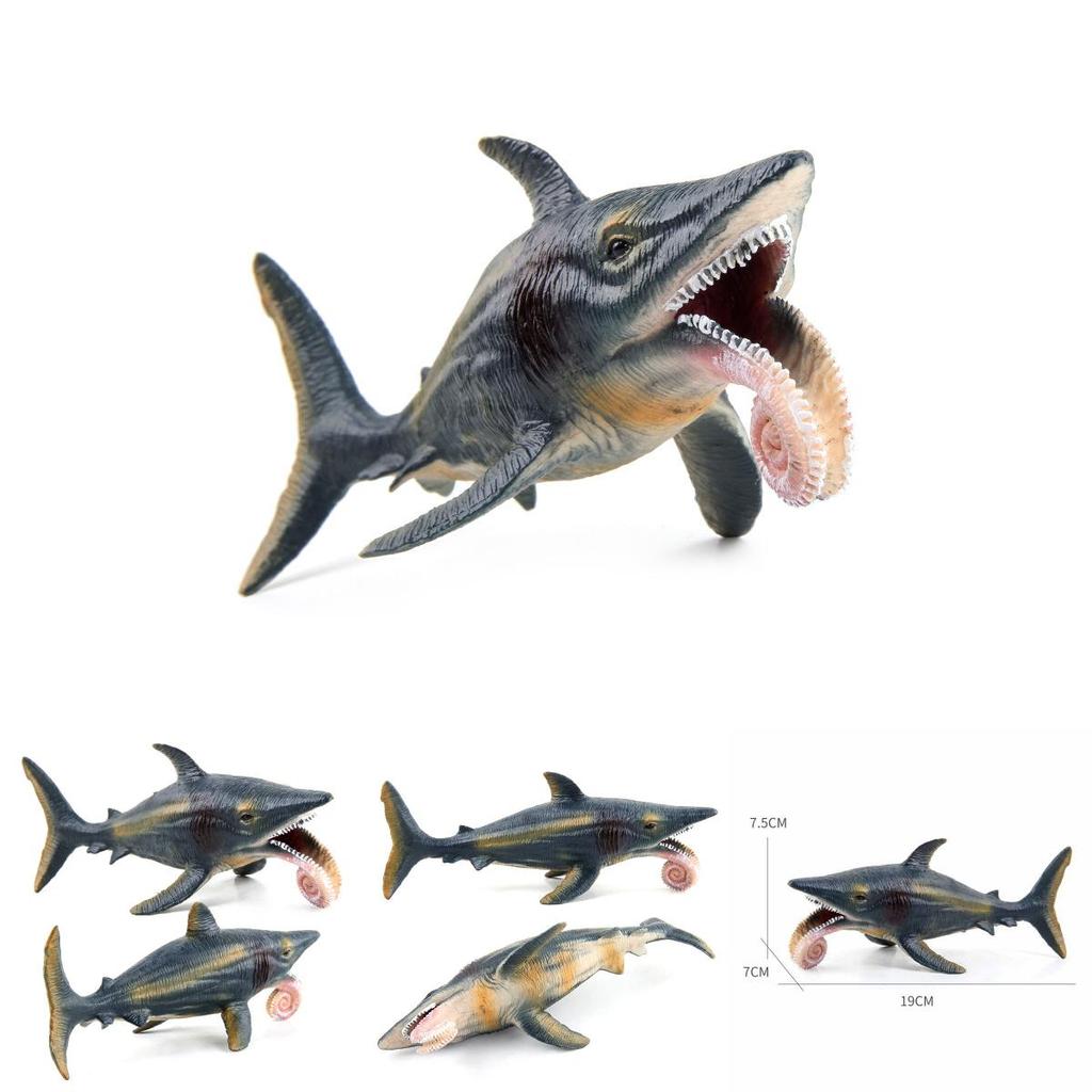 Dinosaur Marine Helicoprion Model For Kids Educational Pvc Realistic Toy