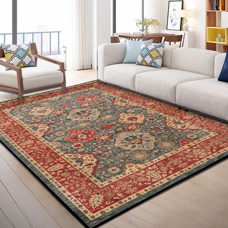Persian Living Room Carpet Bedroom Bedside Sofa Coffee Table Study Retro European and American Carpet