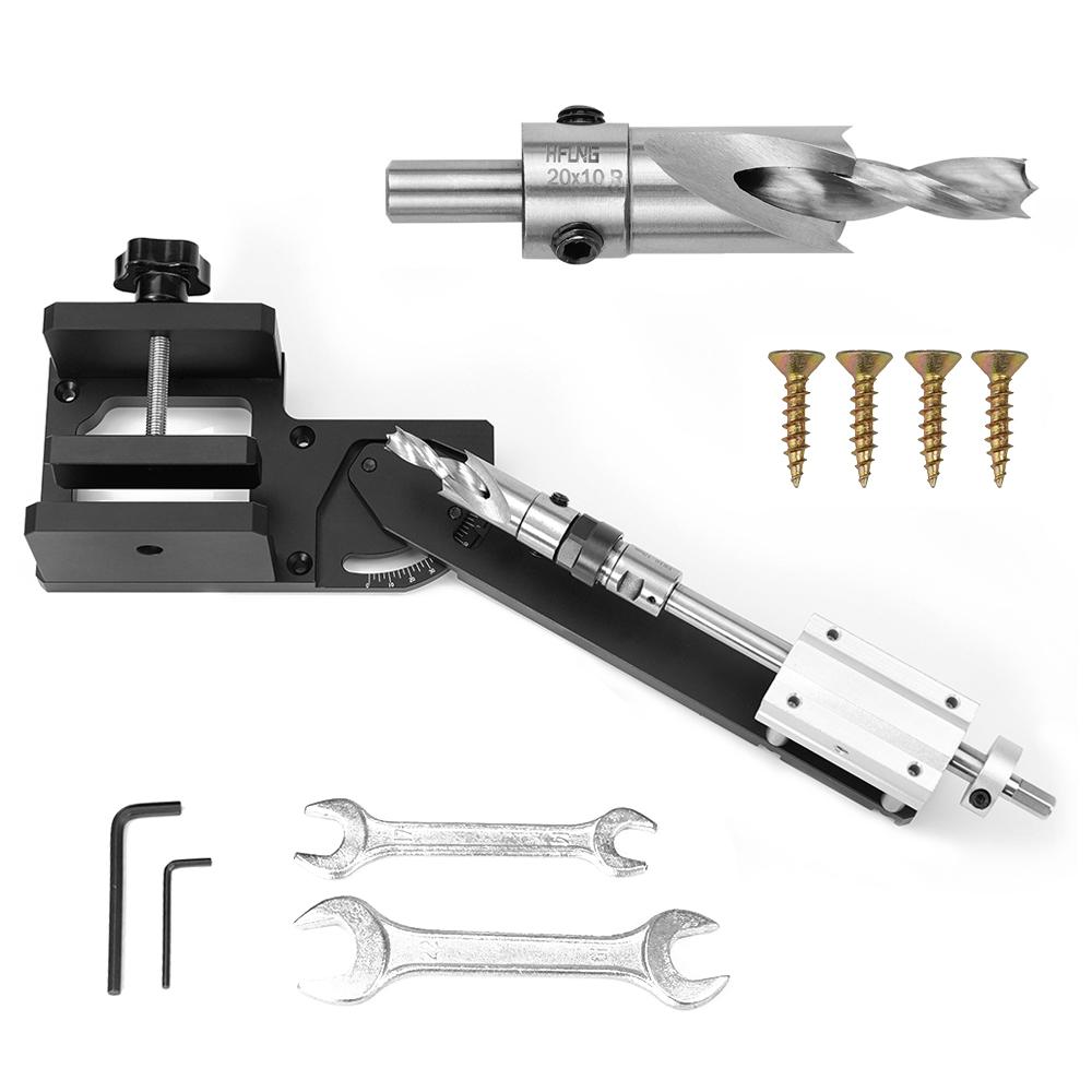 Деревообрабатывающий плащ стойка дырокол многоугольный регулируемый круглый стержень дырокол электрическая дрель