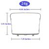 For Mercedes Benz C GLC W205 C200 250 300 400 W253 GLC200 300 2015-2021 Car Water Cup Holder Chrome Plating Strip Trim Ring
