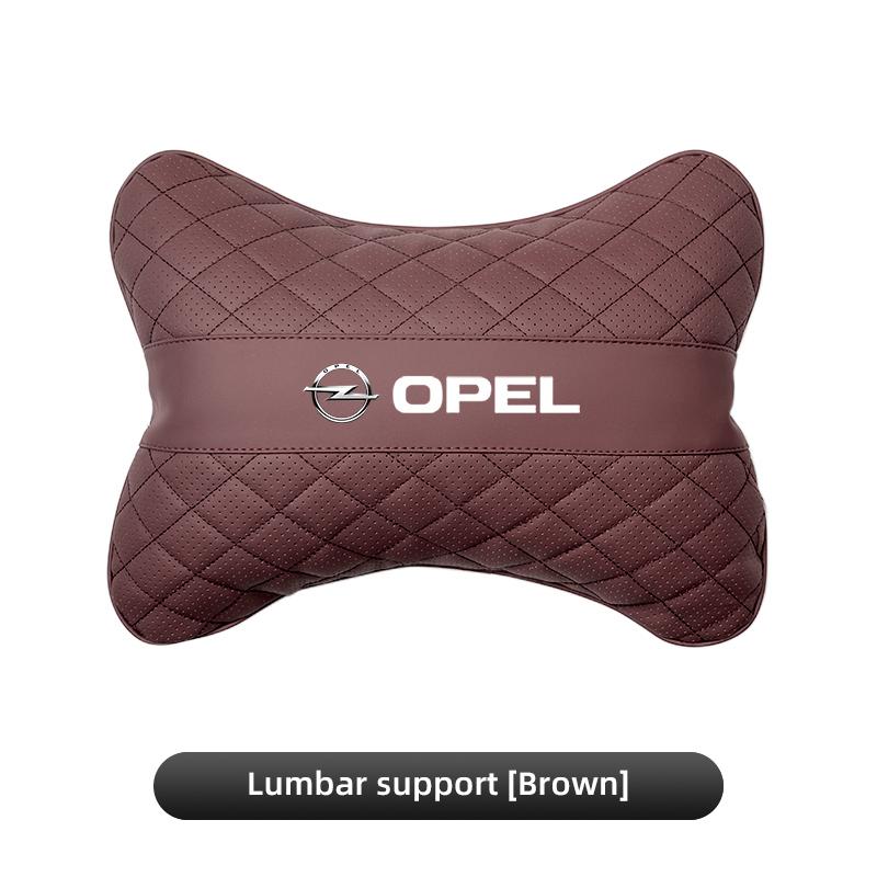 AAAYT1 Car Seat Headrest Pad Protect Lumbar Cushion Accessories For Opel Mokka Corsa D Astra Adam Antara Zafira Combo OPC Vectra H G J