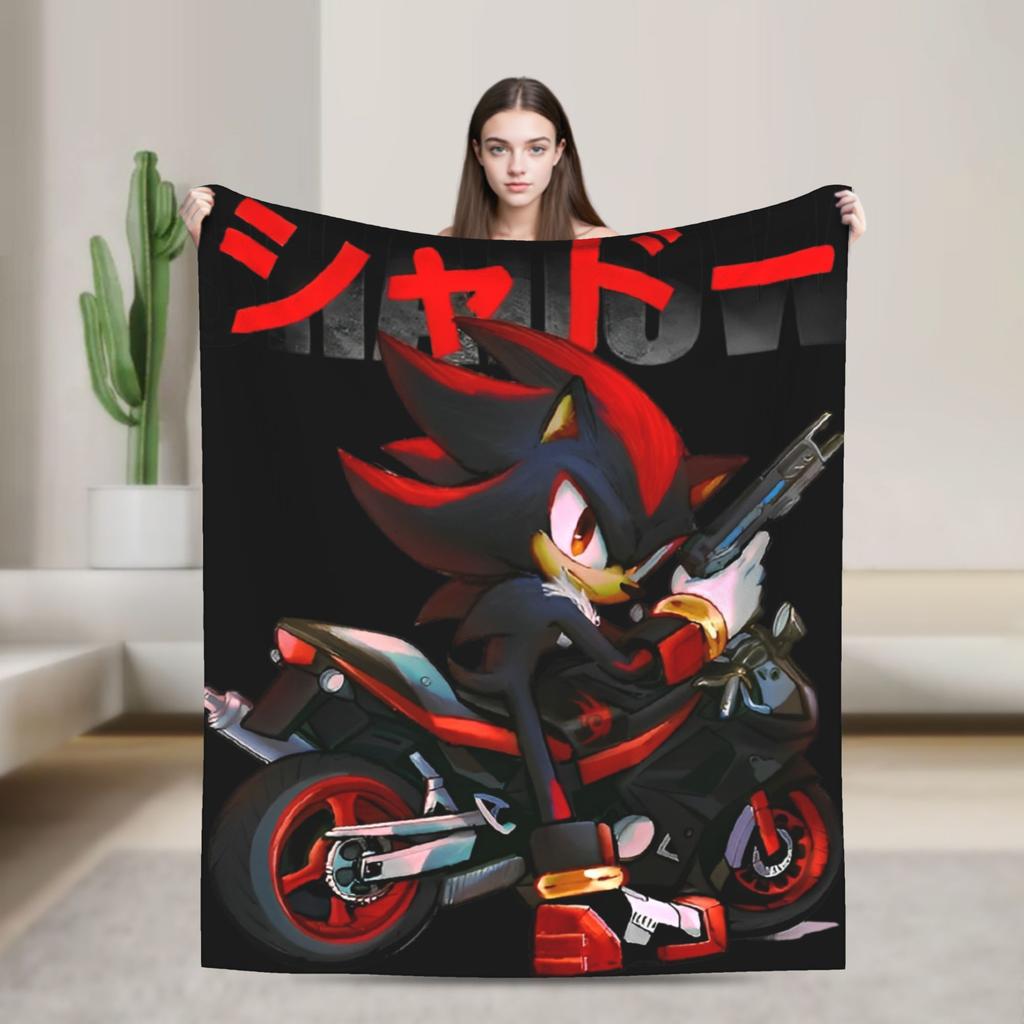 Ежик Тень X - Путь Тени Винтажное Одеяло Фланелевое Винтажное Теплое Покрывало для Постели Осень/Зима