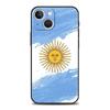 Роскошный чехол для телефона для iPhone 11 12 13 15 16 14 Pro Max X XR XS 7 8 Plus 2020 Черный Мягкий чехол Funda Флаг Аргентины Футбол 10