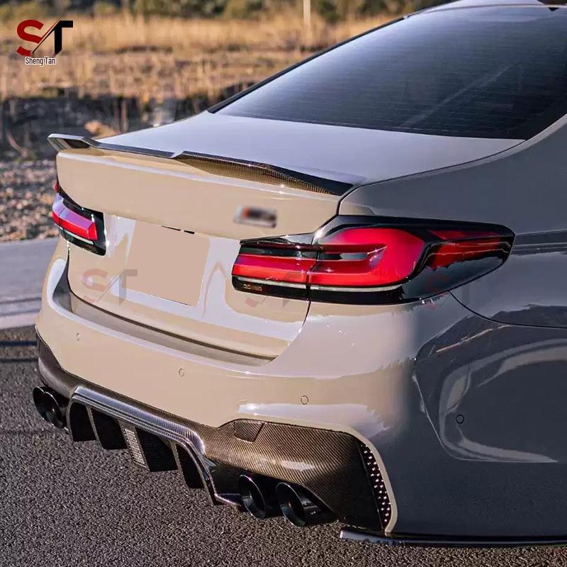 Задний сплиттер, бампер и диффузор из углеродного волокна для BMW M5/F90, 5 серии/G30/G38.