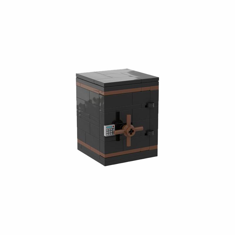 MOC Money Building Blocks Kit Printed Tiles 1x2 Money Printed Bank cards passport DIY Accessories Brick Toys Boys Gift