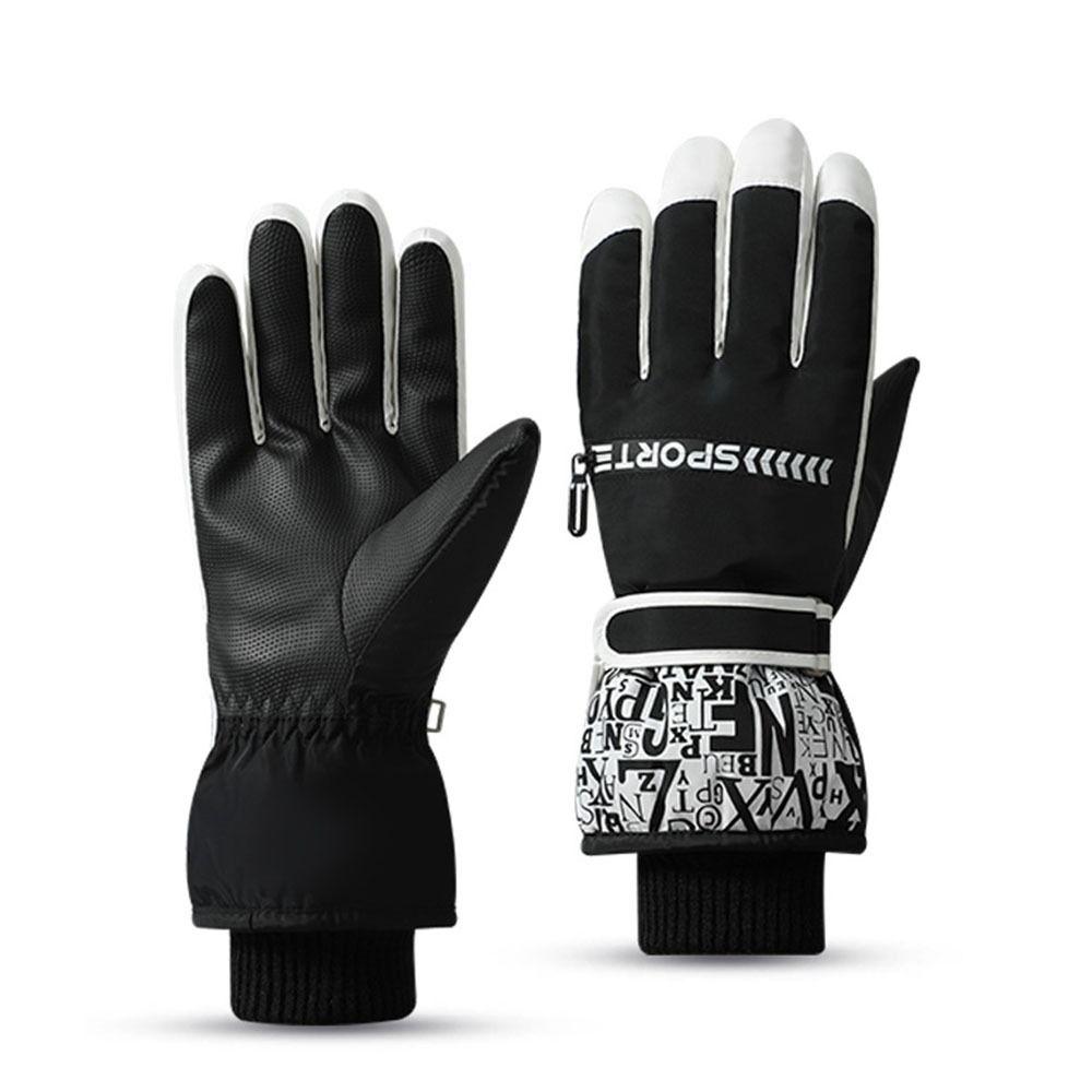 Сенсорный экран Теплые перчатки для велоспорта Водонепроницаемые варежки для сноуборда Перчатки для горнолыжного спорта на открытом воздухе