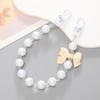 Pearls Chain Strap Short Purse Chain Replacement Pearls Handle Strap Beaded Purse Chains for Purse Handbag Wallet Phone