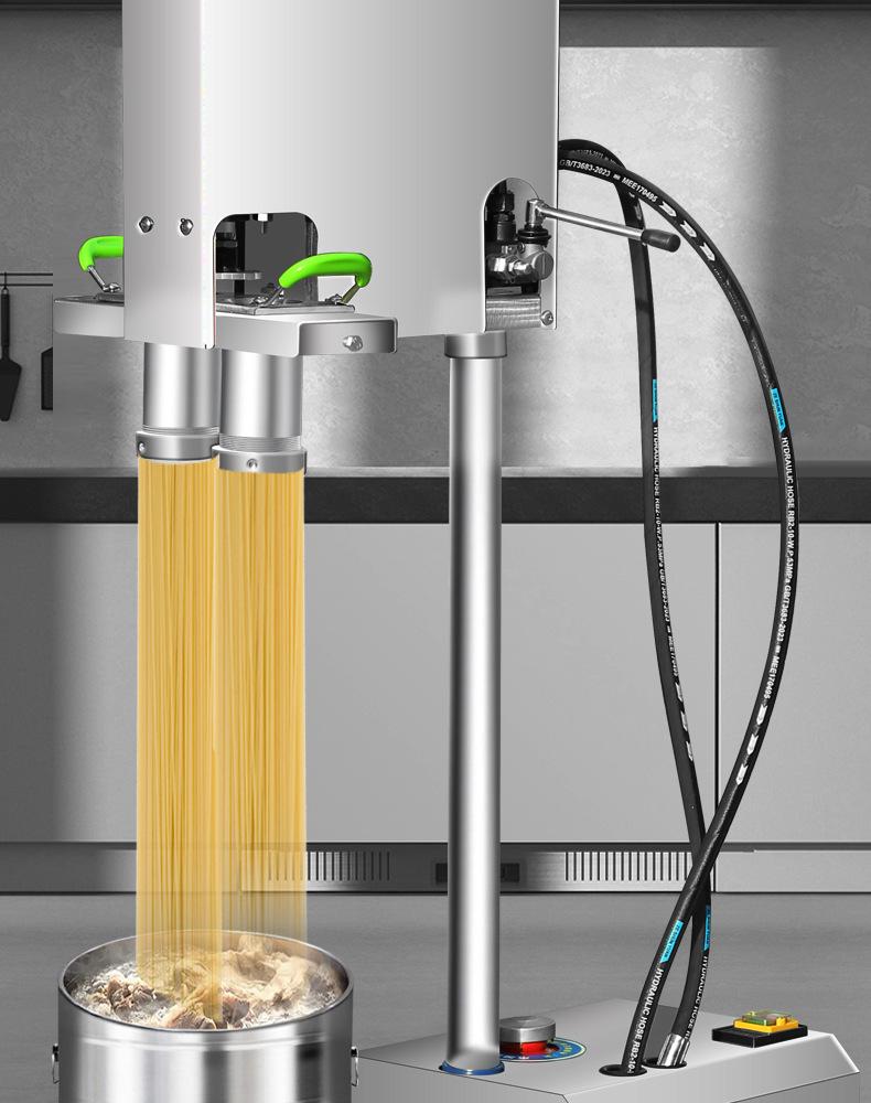 Автоматическая электрическая пресс-машина для лапши из нержавеющей стали для свежей гречневой и рамен-лапши