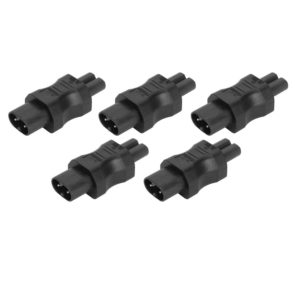 5 шт. IEC320 C8 - IEC320 C7 конвертер разъем 2-контактный 2500 Вт адаптер питания для ноутбука