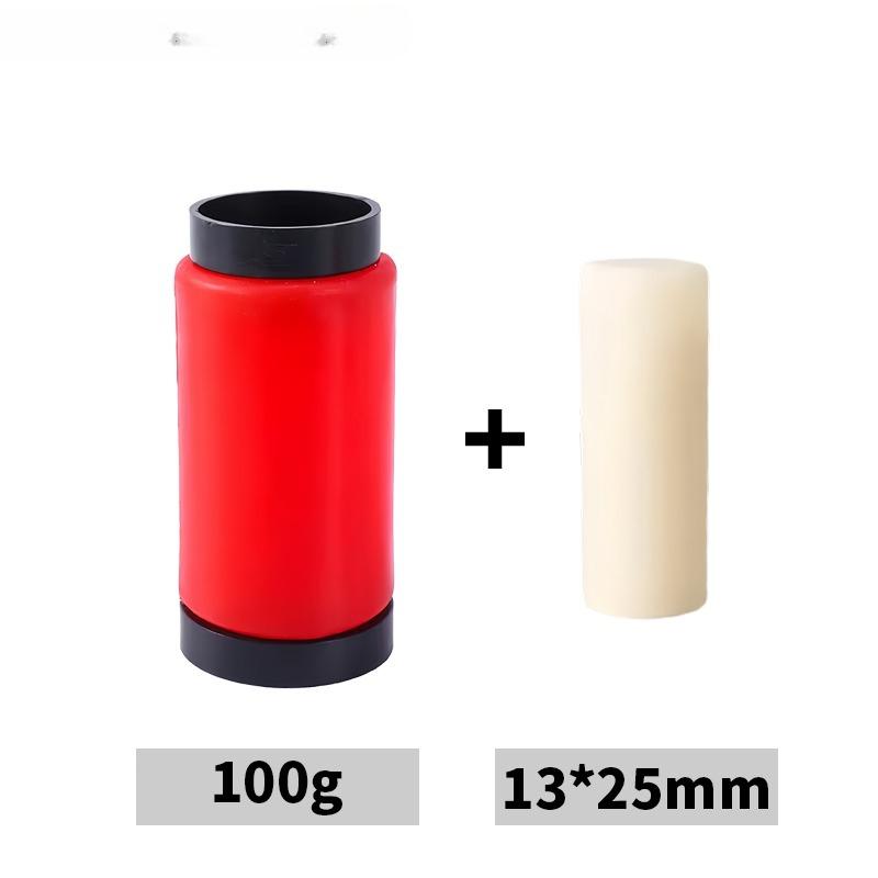 1Set Porcelain Casting Rings Silicone Rubber Rings for Dental Porcelain Furnaces Portable Push-Rod Base Dental Materials