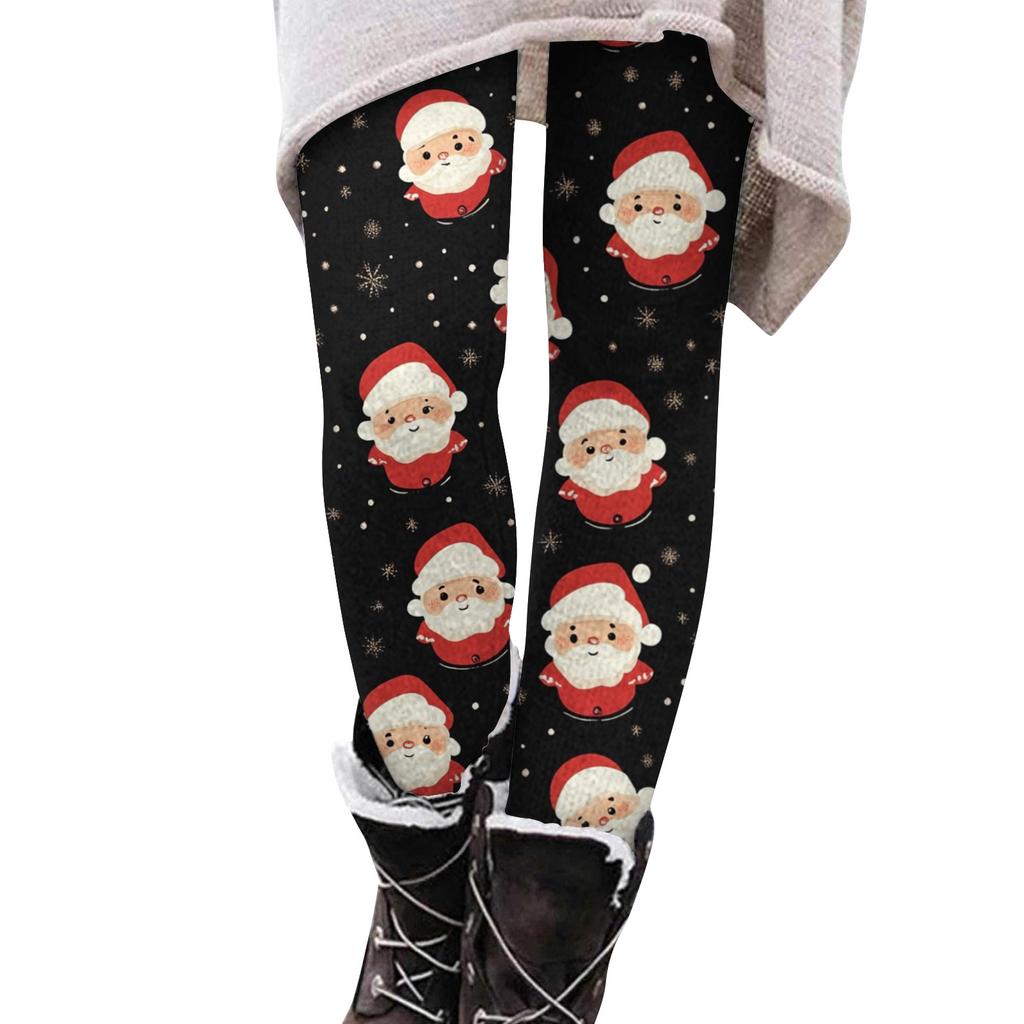 Женские брюки с принтом, эластичные мягкие хлопковые леггинсы, повседневная домашняя пижама