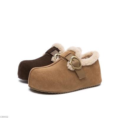 Модные женские новые бархатные теплые зимние ботинки на платформе с пряжкой, хлопковая обувь, зимняя пушистая обувь, обувь Дуду