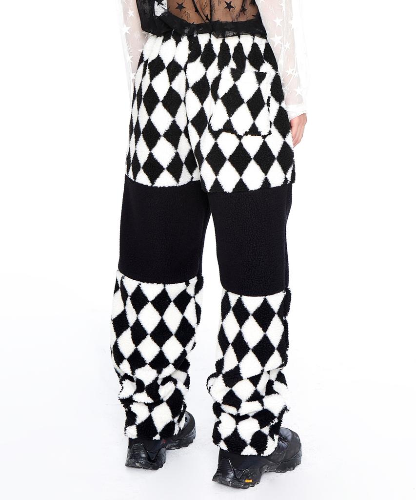EPONYM Color Block Fleece Pants_Argyle
