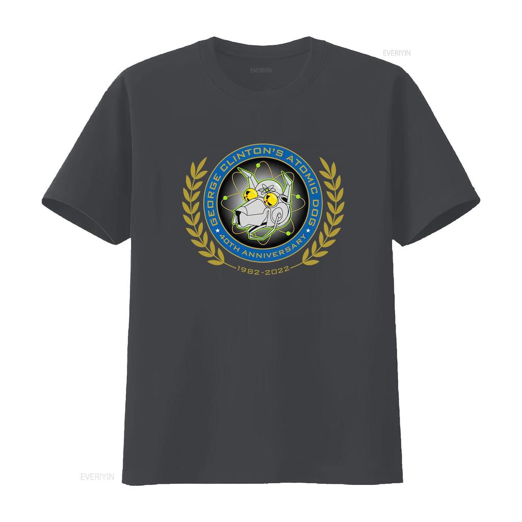 George Clintons Atomic Dog 40th Anniversary 1982 2022 T Shirt vintage Washed Top For Everyday Wear fashion Stretched Stylish