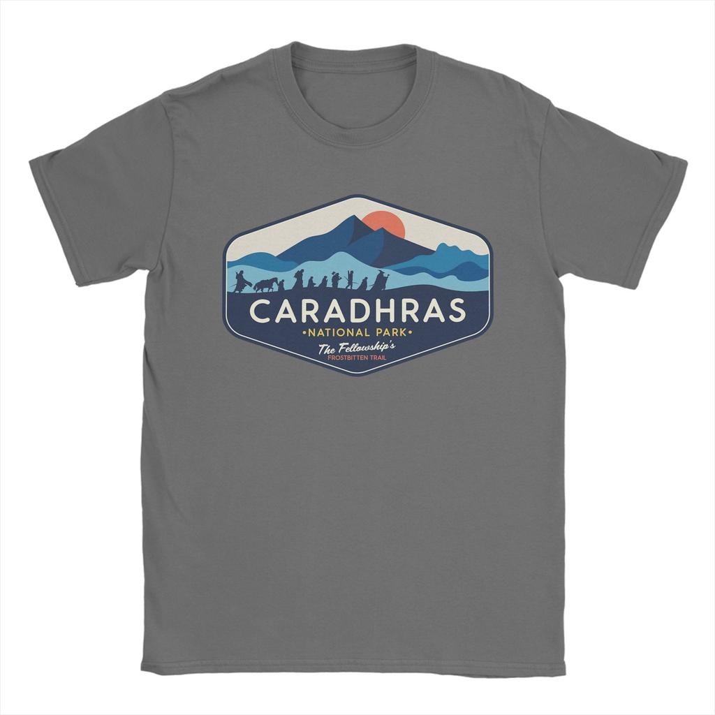 Unisex Caradhars National Park The Fellowships Frostbitten Trail T Shirt LLords Of The RRings 100 Cotton Tees Printed TShirt