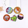 5 Pcs/pack  Fusible Embroidery Patch Iron On Patches For Clothing Thermoadhesive Patches For Jackets Jeans Backpack Ironable Sewing Patch
