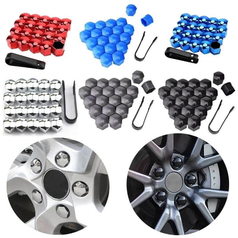 new 20Pcs Car Wheel Nut Caps Protection Covers Caps Anti-Rust Car Tire Screw Caps Nut Bolt Auto Exterior Accessories 17/19/21mm