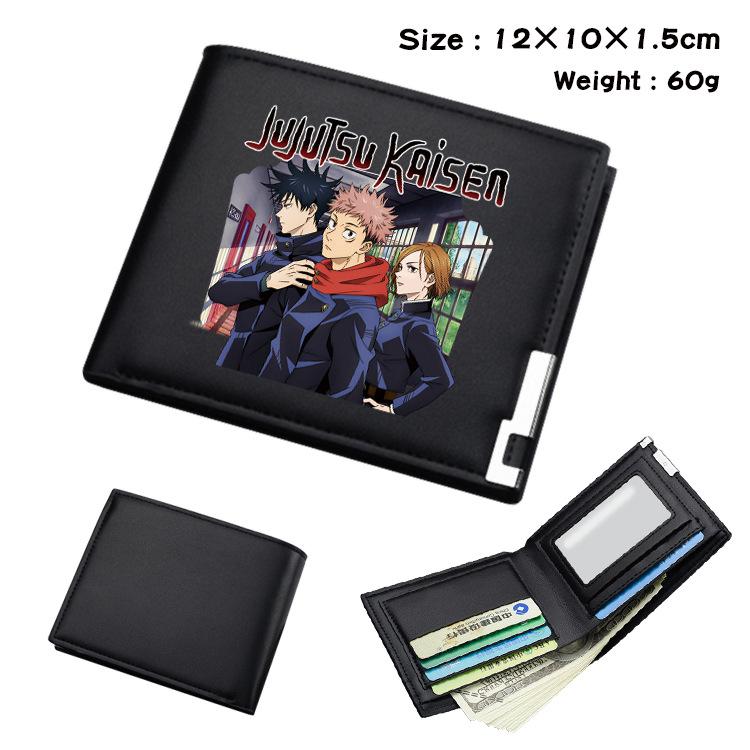 Jujutsu Kaisen Anime Wallet PU Leather Short Coin Purse Card Holder for Students