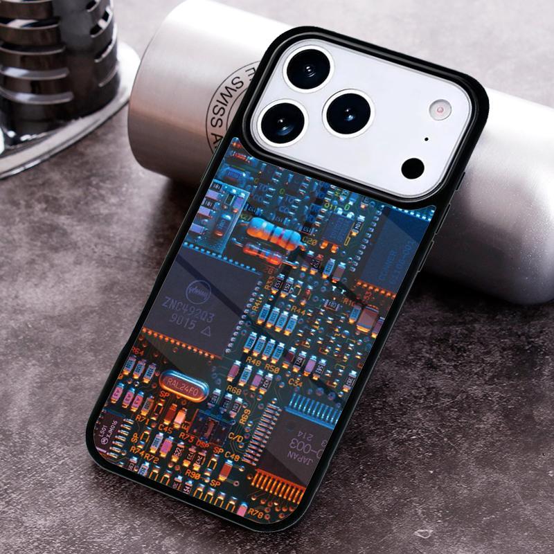 Материнская плата Печатная плата Чехол для телефона для iPhone 17 16 15 Pro Max Air 14 13 12 11 Plus Ударопрочный Capa Чехол