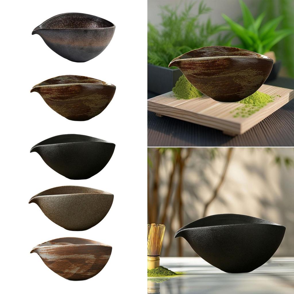 Фарфоровая чаша для матча 180 мл Аксессуар для матча Традиционный носик для наливания