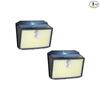 Outdoor Solar Lights 158 LED Wall Lamp Waterproof Wireless Motion Sensor Security 3 Modes Garden Fence Yard Deck Garage Lighting