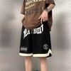 Plus Size Men's Summer Sports Ball Pants Loose Casual Pants Basketball Elastic Waist Five Straight Legged Shorts Pants