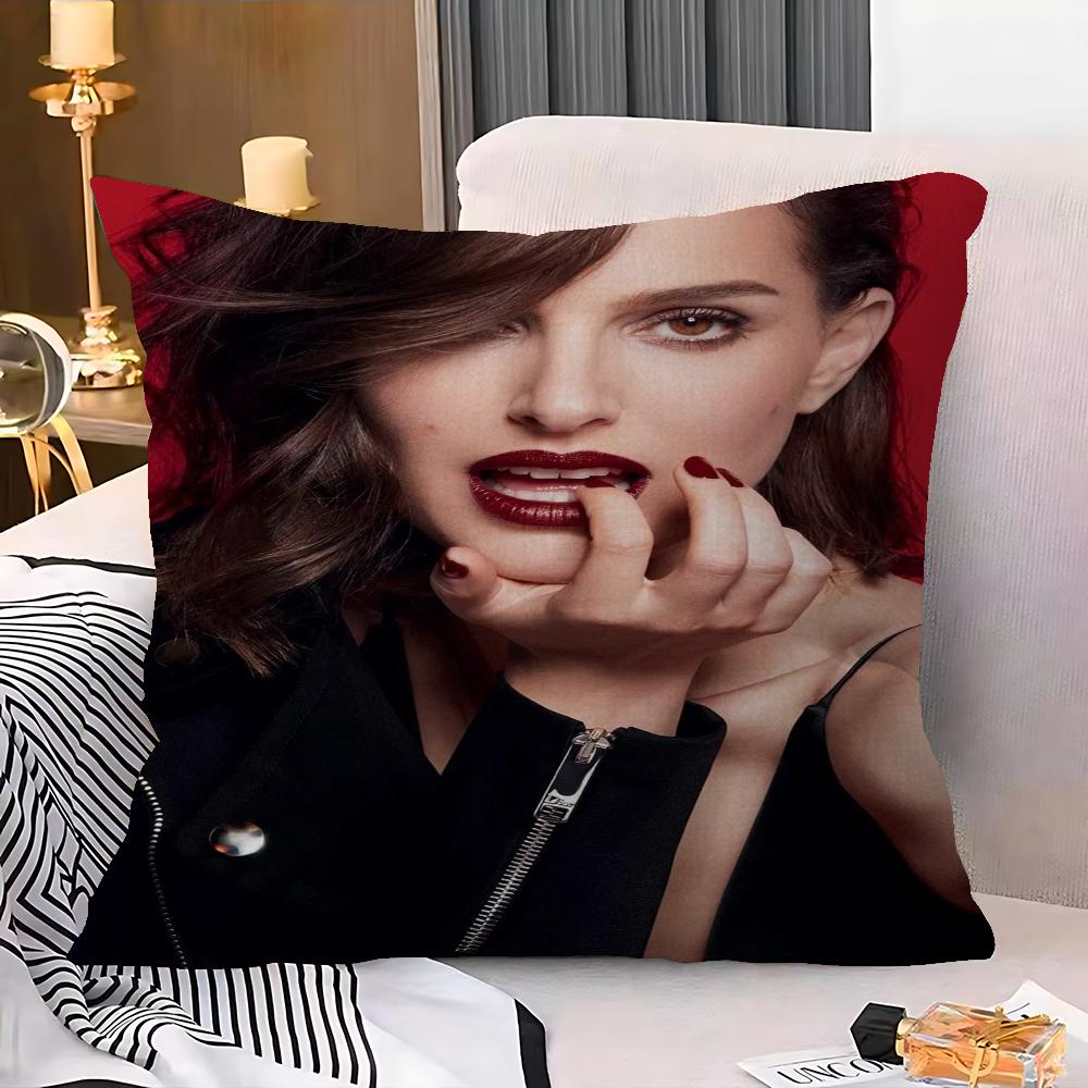 Natalie Portman Pillow Cover Design Cushion Cover Decor Holiday Decorati