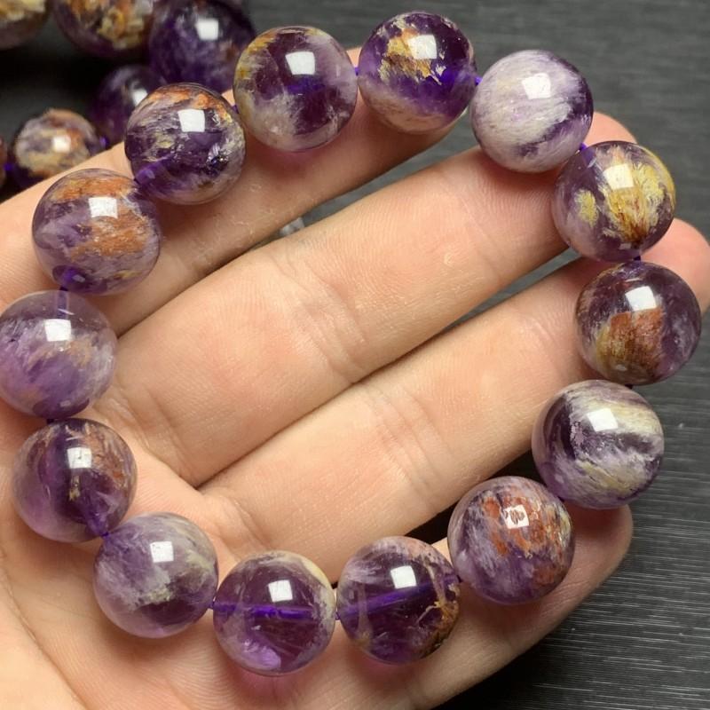 BLINGBAY Women's Beaded Bracelet Retro Accessories Purple Crystal Bracelet Sweet Style Girls Accessories Modern Jewelry Gifts