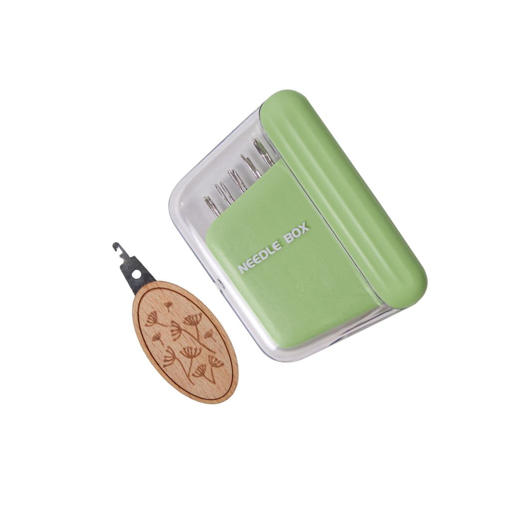 Набор из 10 швейных игл для ручного шитья с магнитной коробкой, металлическая вышивальная игла с нитевдевателем для шитья, квилтинга и вышивания