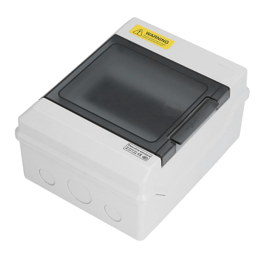 Водонепроницаемая распределительная коробка IP66 6-ходовая DIN-рейка Электронная соединительная коробка с прозрачной крышкой