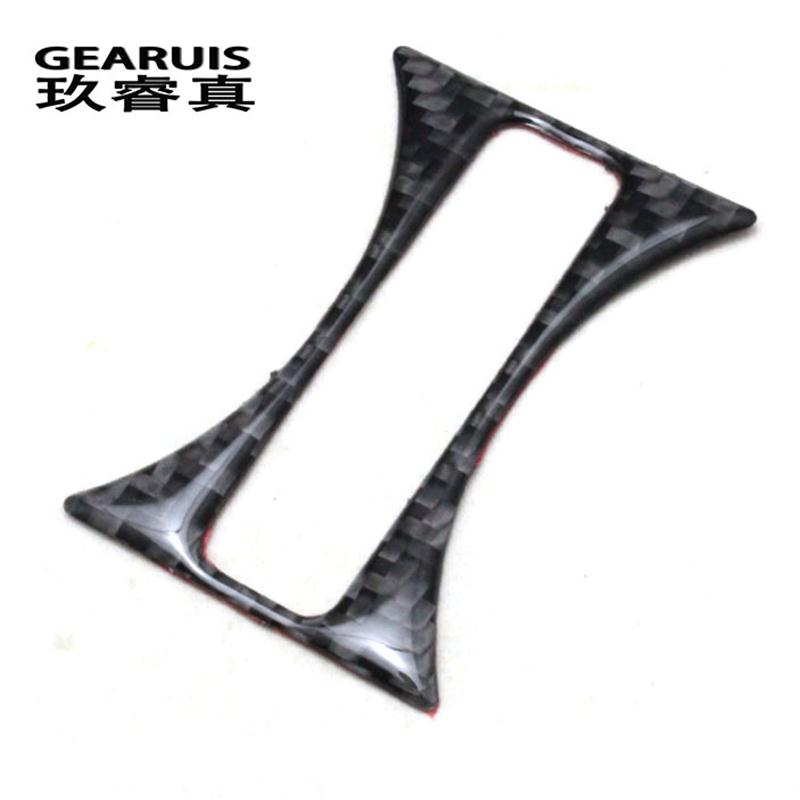 Стайлинг автомобиля, украшение среднего элемента управления/ящик для хранения, аксессуары с блестками, аксессуары из углеродного волокна для Mercedes Benz GLA CLA A