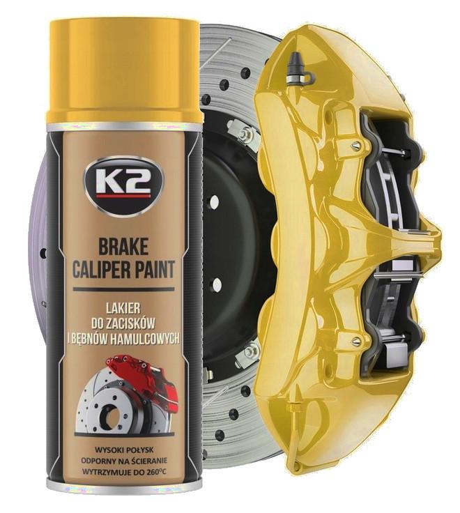 K2 Brake Caliper Paint Farba Lakier Do Malowania Zacisków Hamulcowych Złoty