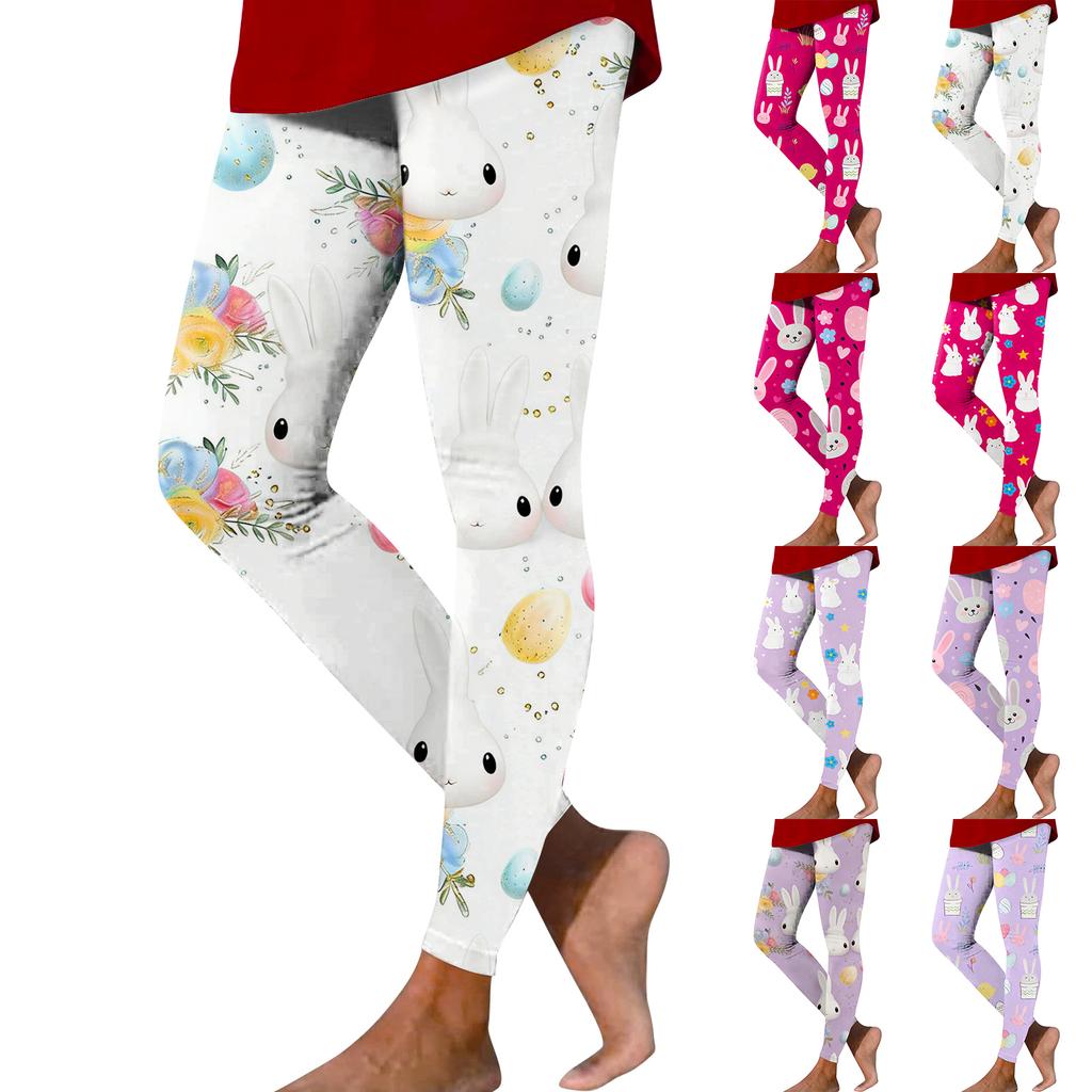 Женские повседневные модные уличные рождественские облегающие эластичные брюки для йоги, укороченные брюки