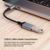 Адаптер USB Type C (папа) на USB 3.0 (мама) 5 Гбит/с Передача данных OTG Кабель-конвертер для смартфонов Компьютеров U-диска