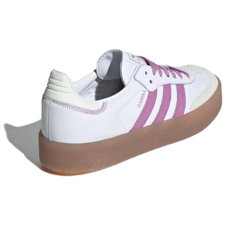 adidas Womens Sambae 'White Preloved Purple' (women's sizes) Cloud White / Preloved Purple / German Army Trainers IE9106