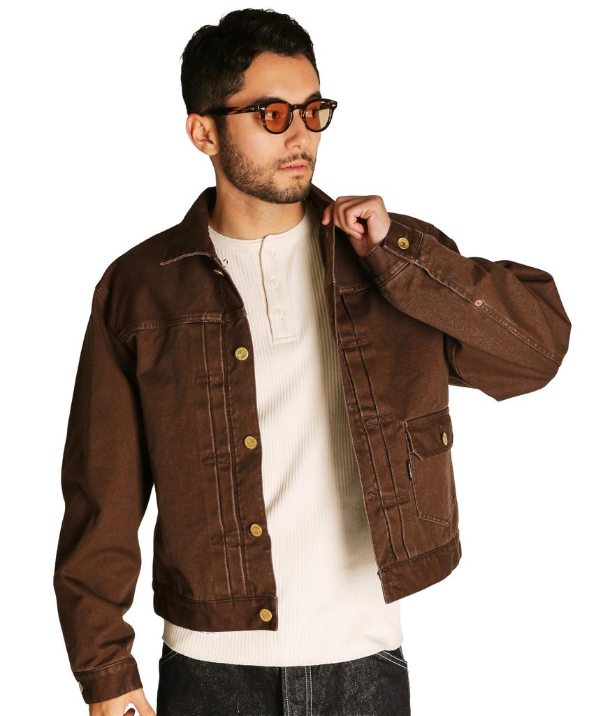 Schott LOT. 714J DUCK BLANKET Jacket, Men's, Size M, 050, Brown, 782-5252006