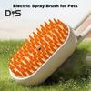 3 в 1 паровая щетка для домашних животных USB-зарядка щетка для груминга самоочищающийся спрей расческа для кошек распутывающая шерсть домашних животных массажная щетка