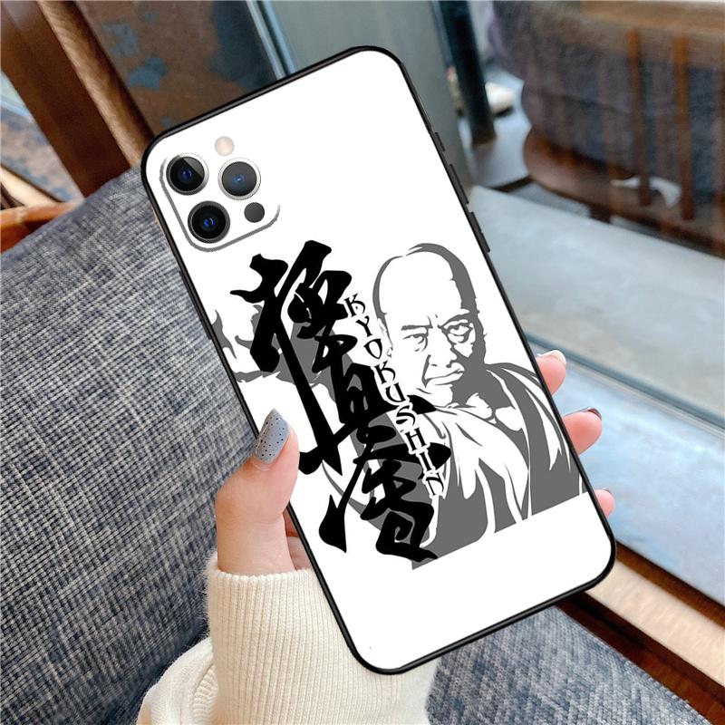 Кейс для iPhone 14 12 11 15 16 Pro Max с изображением Ояма Киокушинкай Каратэ Чехол для iPhone 13 12 Mini X XR XS Plus