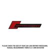 1/2pcs 3D Aluminum For sq SUPERCHARGED Badge Logo Car Body Rear Trunk Decoration Emblem Sticker Auto Modification Accessories
