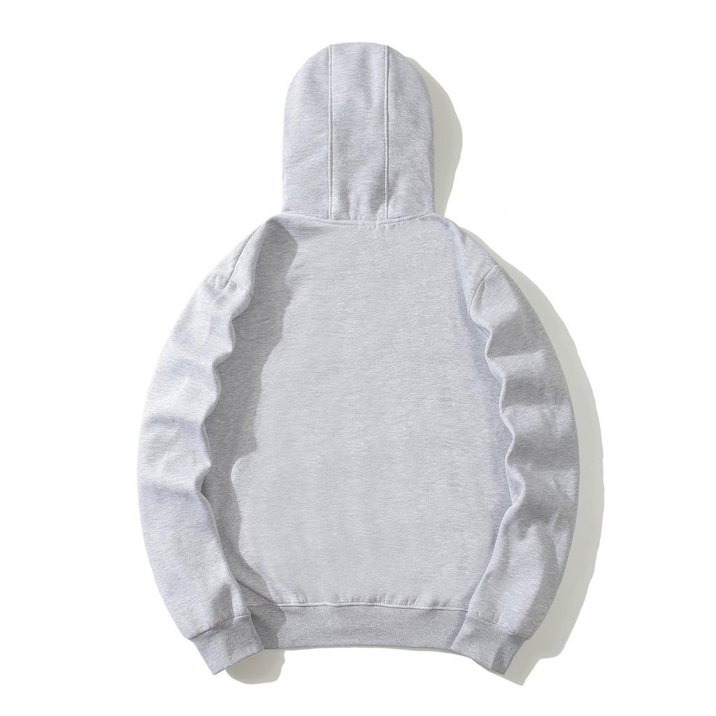 Мужские и женские толстовки Модная повседневная толстовка Свободный кардиган на молнии Толстовка с длинным рукавом и капюшоном