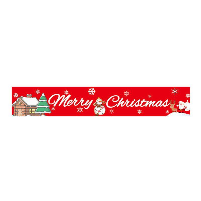 Яркие рождественские флаги для праздничного украшения, полиэстеровые баннеры квадратной формы