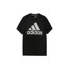 Classic Three-Stripe Logo Print Short Sleeve T-Shirt Men Tops Black DT9933