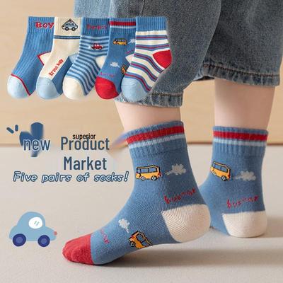 Мультяшные носки до середины икры для детей 1-3 лет - Весенне-осенние детские носки