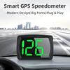 Beidou GPS Vehicle HUD Head-Up Display со спидометром (КМ/МИЛЬ/Ч) - Трансграничная версия